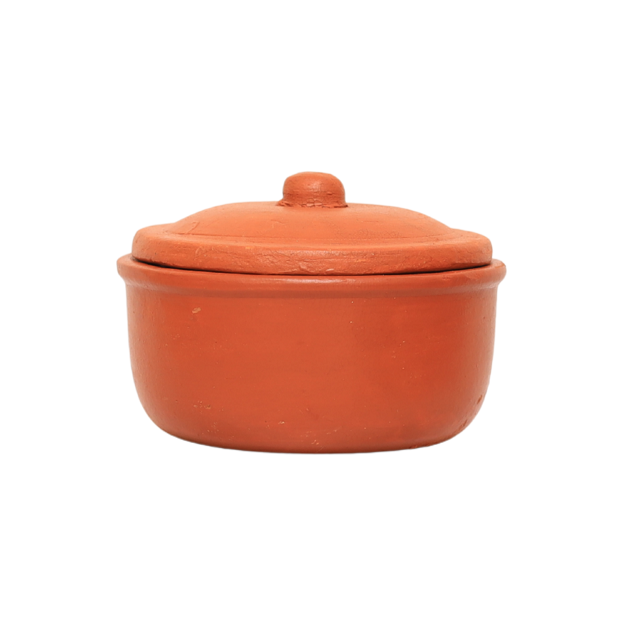 Bowl with Lid - Brown
