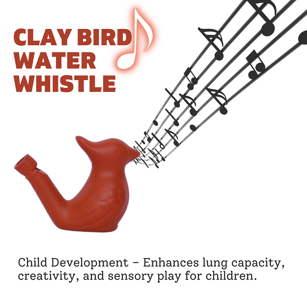 Bird Whistle Toy - pack of 3