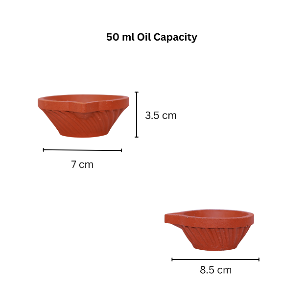 Diya - 8.5x3.5 cm