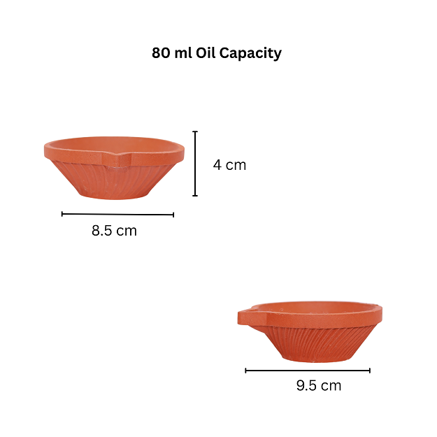 Diya - 9.5x4 cm