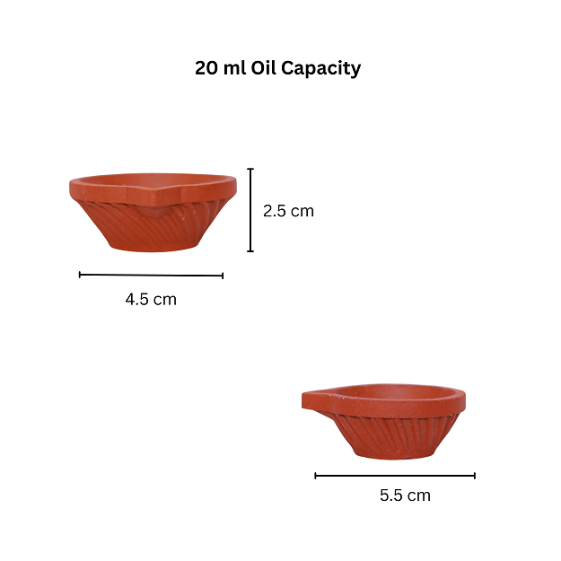Diya - 5.5x2.5 cm